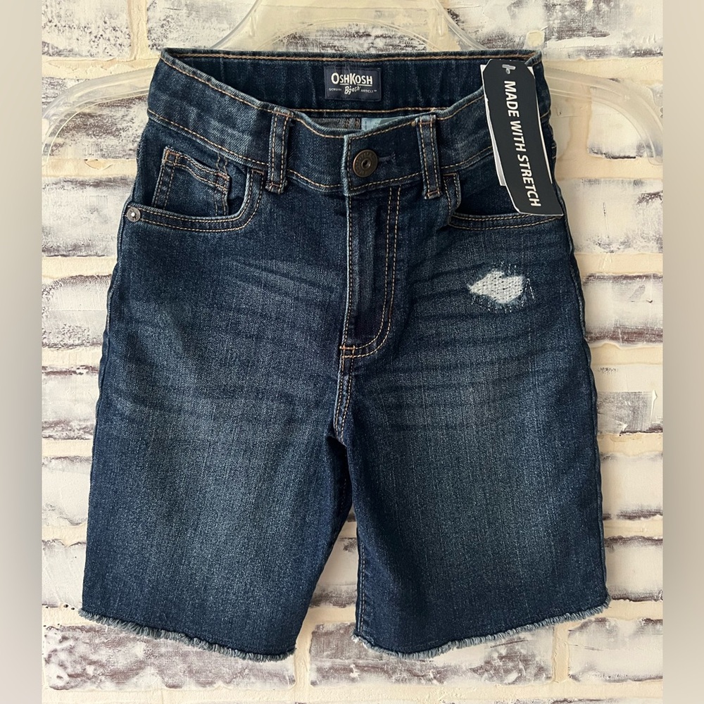 Boys OshKosh Jean Shorts Size 7 NWT